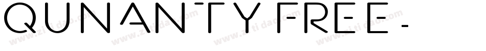 Qunanty FREE字体转换